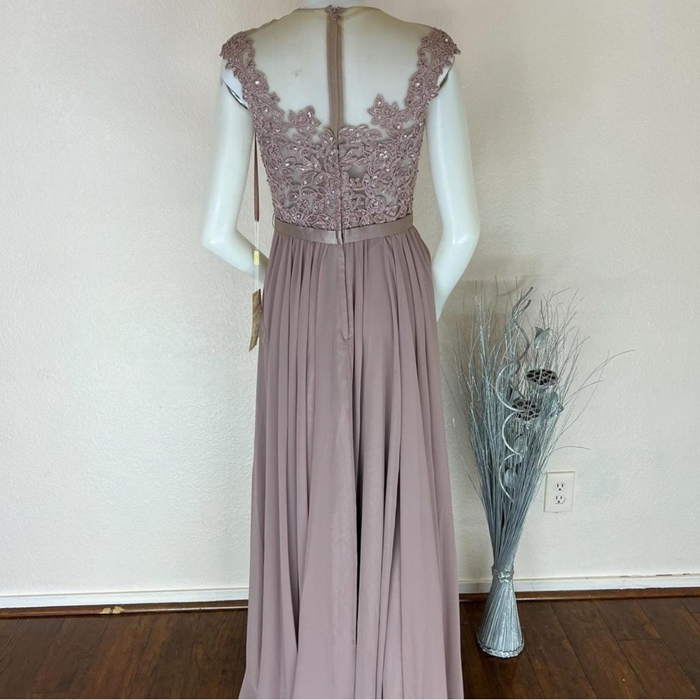 Dusty purple formal glowy dress - Picture 2 of 2